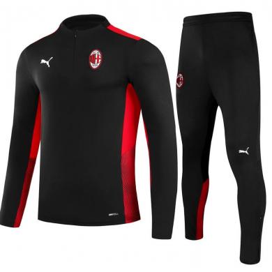 Chandal A.C. Milan 2021/2022 negro niño Chandal A.C. Milan 2021/2022 negro niño