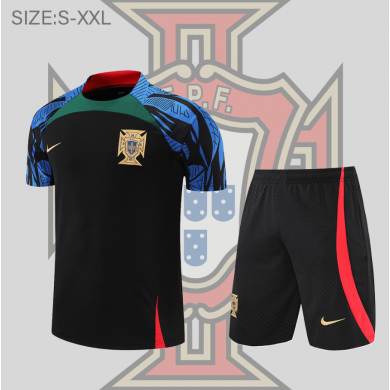 Camiseta 2022 Ropa De Entrenamiento De Portugal 2022 + Pantalones Camiseta 2022 Ropa De Entrenamiento De Portugal 2022 + Pantalones