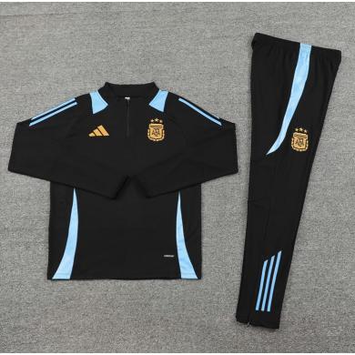 Chandal Entrenamiento Argentina (Hombre/Niño) Negro 24/25 + Pantalones Chandal Entrenamiento Argentina (Hombre/Niño) Negro 24/25 + Pantalones