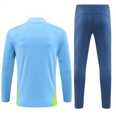 Chandal Entrenamiento Manchester City (Hombre/Niño) Azul 24/25 + Pantalones Chandal Entrenamiento Manchester City (Hombre/Niño) Azul 24/25 + Pantalones