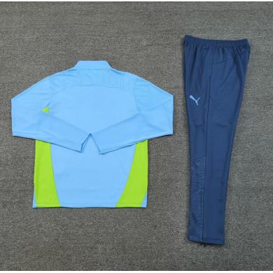 Chandal Entrenamiento Manchester City (Hombre/Niño) Azul 24/25 + Pantalones Chandal Entrenamiento Manchester City (Hombre/Niño) Azul 24/25 + Pantalones