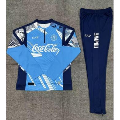 Chandal Entrenamiento Napoli (Hombre/Niño) 2024/2025 + Pantalones Chandal Entrenamiento Napoli (Hombre/Niño) 2024/2025 + Pantalones