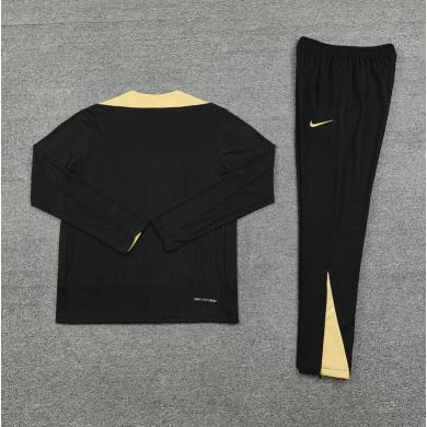 Sudadera Fc Barcelona Training (Hombre/Niño) Negro 24/25 + Pantalones Sudadera Fc Barcelona Training (Hombre/Niño) Negro 24/25 + Pantalones