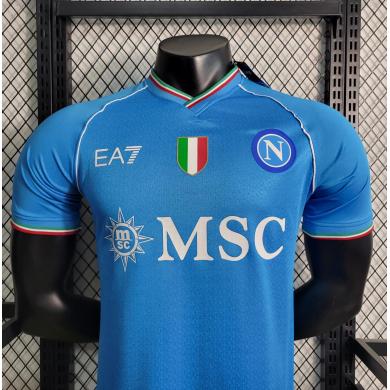 Camiseta Scc Napoli Primera Equipación Authentic 23/24 Camiseta Scc Napoli Primera Equipación Authentic 23/24