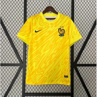 Camiseta Portero Francia Amarillo 2024 Camiseta Portero Francia Amarillo 2024