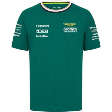 Camiseta del equipo Aston Martin Aramco Cognizant F1 2024 Camiseta del equipo Aston Martin Aramco Cognizant F1 2024