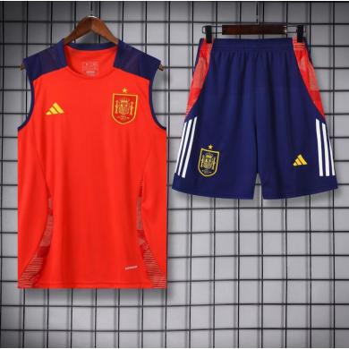 Camiseta Sin Mangas ESPAÑA Pre-Match 25/26 + Pantalones Camiseta Sin Mangas ESPAÑA Pre-Match 25/26 + Pantalones