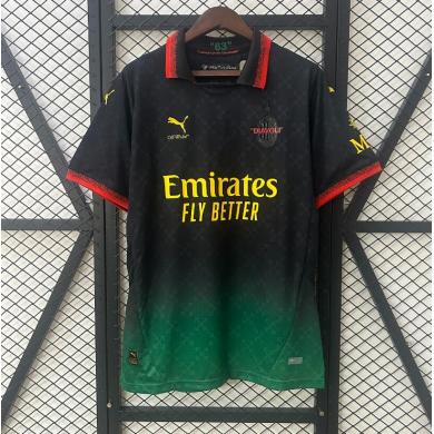 Camiseta Fc AC Milan Co - Branded Negro 25/26
