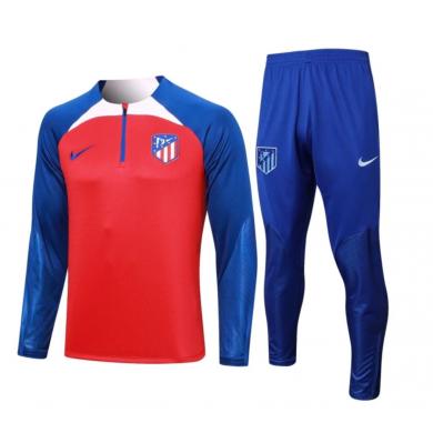 Sudadera Atletico Madrid 2023 - 2024 Rojo + Pantalones Sudadera Atletico Madrid 2023 - 2024 Rojo + Pantalones