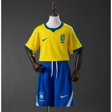 Camiseta Brasil Primera Equipación 2026 Niño