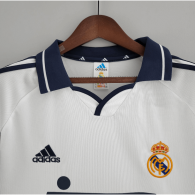 CAMISETA RETRO REAL MADRID PRIMERA EQUIPACIÓN 00/01 CAMISETA RETRO REAL MADRID PRIMERA EQUIPACIÓN 00/01