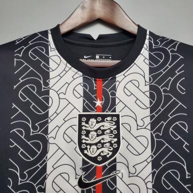 Camiseta Entrenamiento Inglaterra Negro Blanco 2020-2021 Camiseta Entrenamiento Inglaterra Negro Blanco 2020-2021