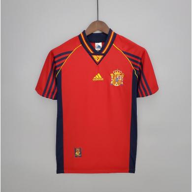 Camiseta Retro España Primera Equipación 1998 Camiseta Retro España Primera Equipación 1998