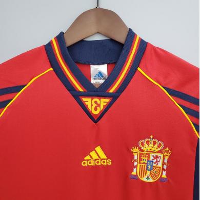Camiseta Retro España Primera Equipación 1998 Camiseta Retro España Primera Equipación 1998