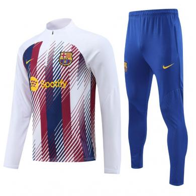 Chandal Entrenamiento Fc b-arcelona Blanco 23/24 +Pantalones Chandal Entrenamiento Fc b-arcelona Blanco 23/24 +Pantalones