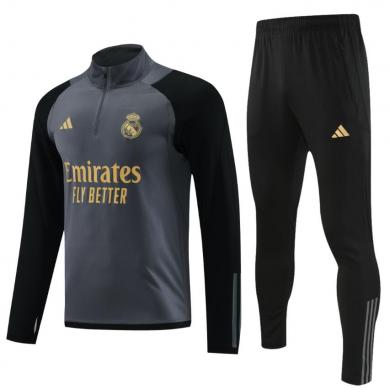 Chandal Entrenamiento Fc Real Madrid Negro 23/24+Pantalones Chandal Entrenamiento Fc Real Madrid Negro 23/24+Pantalones