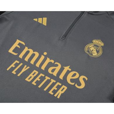 Chandal Entrenamiento Fc Real Madrid Negro 23/24+Pantalones Chandal Entrenamiento Fc Real Madrid Negro 23/24+Pantalones