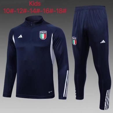 Chandal Entrenamiento Italia 2023/24 Niño + Pantalones Chandal Entrenamiento Italia 2023/24 Niño + Pantalones