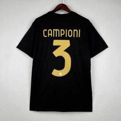 Camiseta Napoli Serie A Campioni version Champions Negro 22-23 Camiseta Napoli Serie A Campioni version Champions Negro 22-23