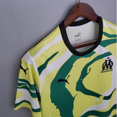 Camisetas Olympique Marseille "OM Africa" Edición especial 2021/2022 Blanco Amarillo Verde Camisetas Olympique Marseille "OM Africa" Edición especial 2021/2022 Blanco Amarillo Verde