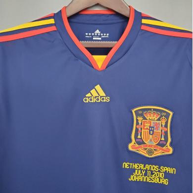 Camiseta Retro España 2ª Equipación 2010 Manga Larga Camiseta Retro España 2ª Equipación 2010 Manga Larga
