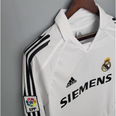 Camiseta Retro Real Madrid Primera Equipación 05/06 ML Camiseta Retro Real Madrid Primera Equipación 05/06 ML