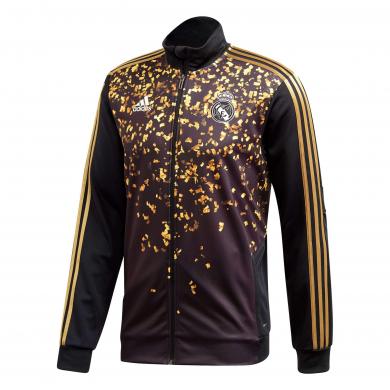 Chándal De Paseo Real Madrid 2019/2020 Ea Sports Negro Dorado Chándal De Paseo Real Madrid 2019/2020 Ea Sports Negro Dorado