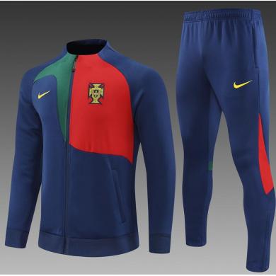 Chaqueta De Chándal Portugal Azul marino 2022 Niño Chaqueta De Chándal Portugal Azul marino 2022 Niño