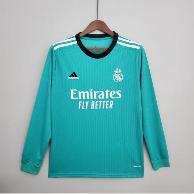 Camiseta Real Madrid Tercera Equipación 2021-2022 ML Camiseta Real Madrid Tercera Equipación 2021-2022 ML