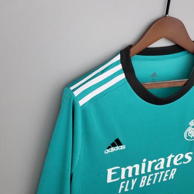 Camiseta Real Madrid Tercera Equipación 2021-2022 ML Camiseta Real Madrid Tercera Equipación 2021-2022 ML