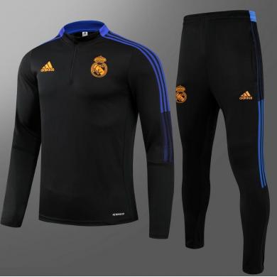 Chaquetas Entrenamiento FC Real Madrid 2021 Negro Chaquetas Entrenamiento FC Real Madrid 2021 Negro