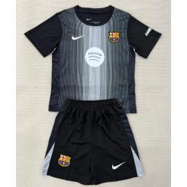 Camiseta Barcelona Portero Negro 25/26 (Hombre/Niño)