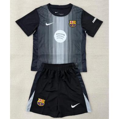 Camiseta Barcelona Portero Negro 25/26 (Hombre/Niño)
