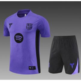 Camiseta Barcelona Colaboración 25/26 (Hombre/Niño) Púrpura + Pantalones