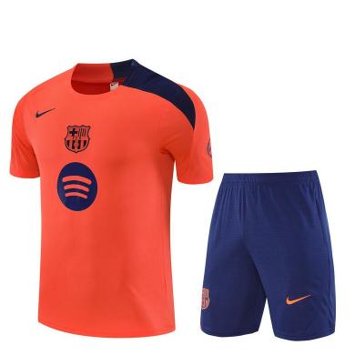 Camiseta Barcelona Pre-Match (Hombre/Niño) Naranja 25/26 +Pantalones Camiseta Barcelona Pre-Match (Hombre/Niño) Naranja 25/26 +Pantalones