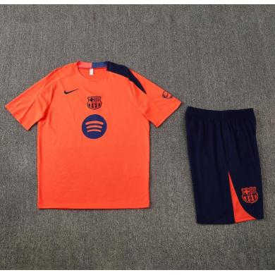 Camiseta Barcelona Pre-Match (Hombre/Niño) Naranja 25/26 +Pantalones Camiseta Barcelona Pre-Match (Hombre/Niño) Naranja 25/26 +Pantalones