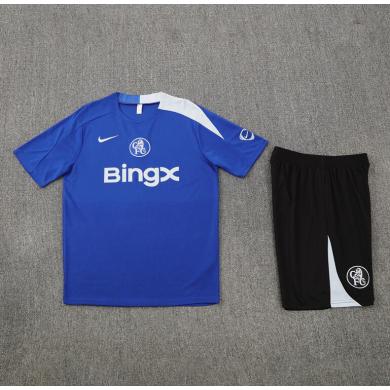 Camiseta Chelsea (Hombre/Niño) Pre-Match 25/26 + Pantalones Camiseta Chelsea (Hombre/Niño) Pre-Match 25/26 + Pantalones