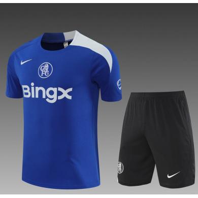 Camiseta Chelsea (Hombre/Niño) Pre-Match 25/26 + Pantalones Camiseta Chelsea (Hombre/Niño) Pre-Match 25/26 + Pantalones