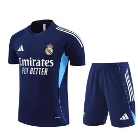 Camiseta Real Madrid (Hombre/Niño) Pre-Match 25/26 Azul Marino + Pantalones
