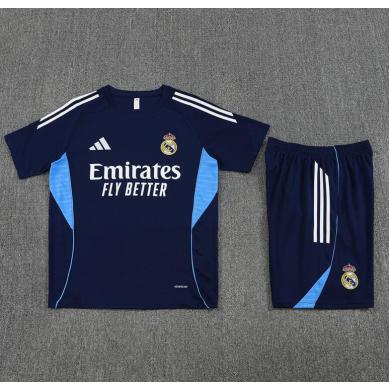 Camiseta Real Madrid (Hombre/Niño) Pre-Match 25/26 Azul Marino + Pantalones