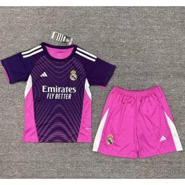 Camiseta Real Madrid Portero (Hombre/Niño) Púrpura 25/26 + Pantalones
