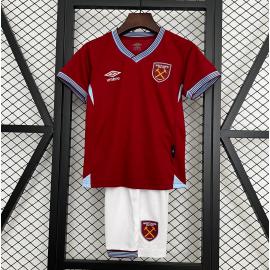 Camiseta West Ham United 1ª Equipación 25/26 Niño