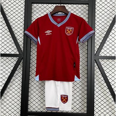 Camiseta West Ham United 1ª Equipación 25/26 Niño