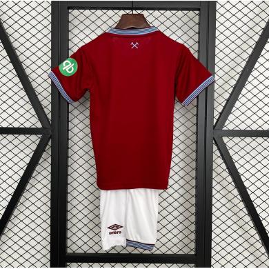 Camiseta West Ham United 1ª Equipación 25/26 Niño