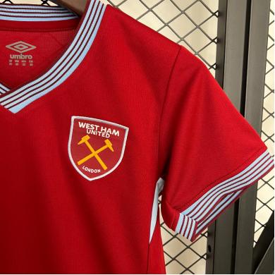 Camiseta West Ham United 1ª Equipación 25/26 Niño