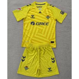 Camiseta Real Betis Portero 25/26 Amarillo Niño