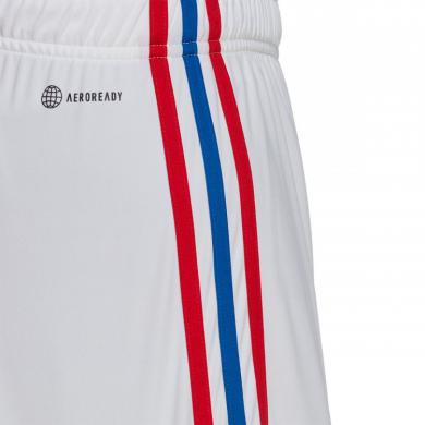 PANTALÓN CORTO OLYMPIQUE DE LYON PRIMERA EQUIPACIÓN 2022-2023 PANTALÓN CORTO OLYMPIQUE DE LYON PRIMERA EQUIPACIÓN 2022-2023