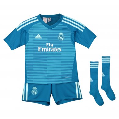 Conjunto mini 2ª equipación de portero del Real Madrid 2018-19 NIÑO Conjunto mini 2ª equipación de portero del Real Madrid 2018-19 NIÑO