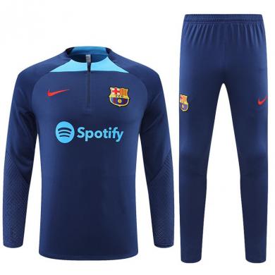 Sudadera Entrenamiento FC b-arcelona Azul Precioso 22/23 Niño Sudadera Entrenamiento FC b-arcelona Azul Precioso 22/23 Niño
