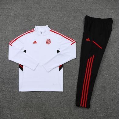 Sudadera Entrenamiento FC Bávaro Blanco 22/23 Niño Sudadera Entrenamiento FC Bávaro Blanco 22/23 Niño